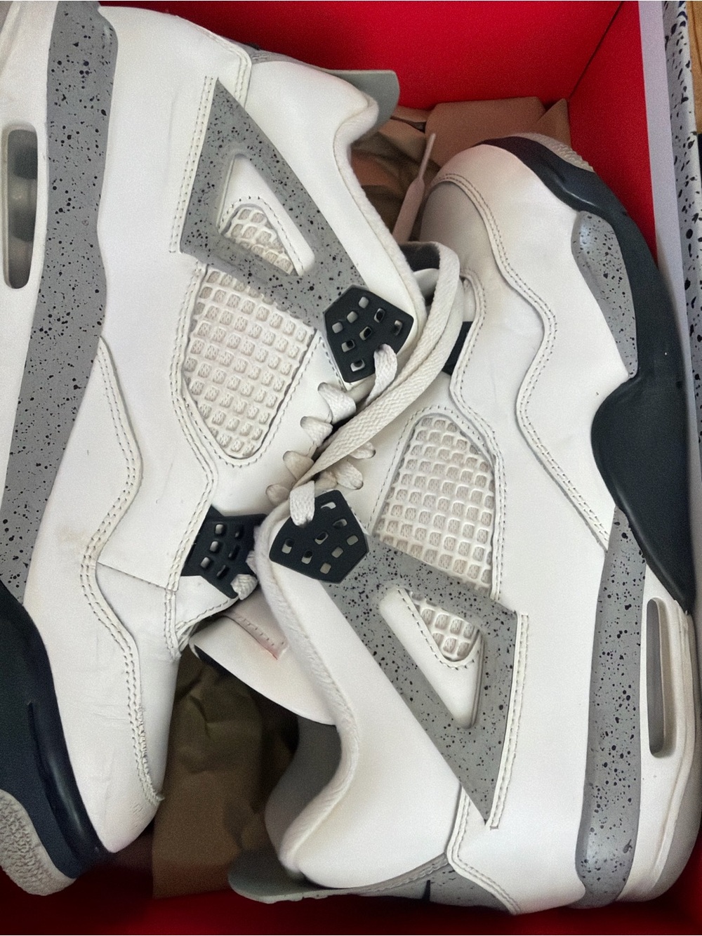 Jordan Men's White and Gray Basketball Sneakers